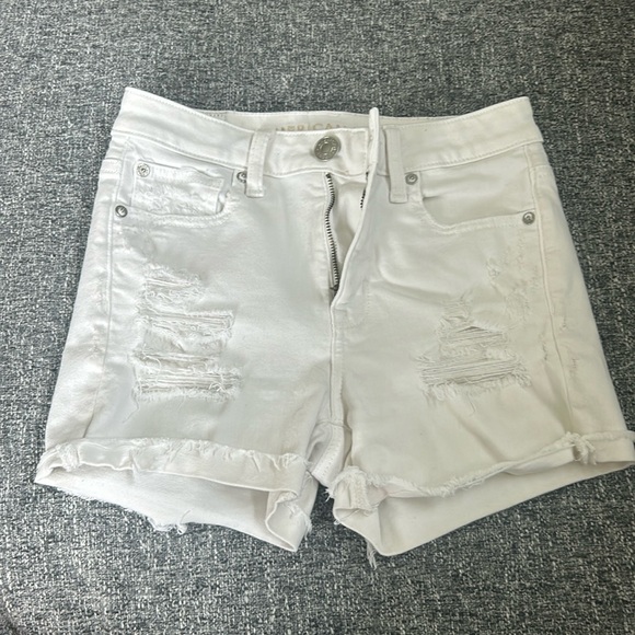 American Eagle Distressed Jean Shorts - Picture 1 of 6